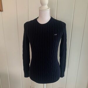 Vineyard Vines by Shep & Ian Womens Navy Cable Knit Sweater Size S